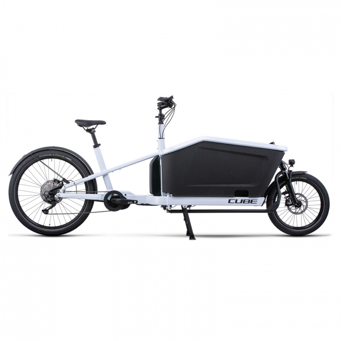 Vélo électrique cargo Cube Cargo Sport Dual Hybrid 1000 Flashwhite 'n' black 2025 Vélo électrique cargo Cube Cargo Sport Dual Hybrid 1000 Flashwhite 'n' black 2025