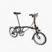 Vélo Pliable Brompton S6E/mbklaqg/eti/fcb/tyj/rev/sx/ti 2021 GlossBlackLacq/Titan