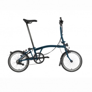 Brompton Vélo pliable Brompton C Line Black Edition 6V Cloud Blue/Black Matt 2024