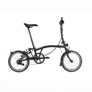 Brompton Vélo pliable Brompton C Line Black Edition 6V Gloss Black Lacquer/Black Matt 2024
