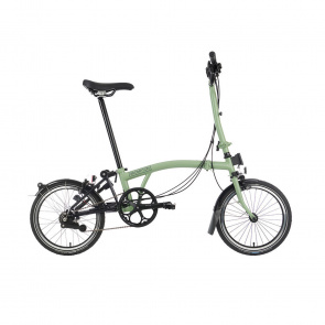 Brompton Vélo pliable Brompton C Line Black Edition 6V Matcha Green/Black Matt 2024