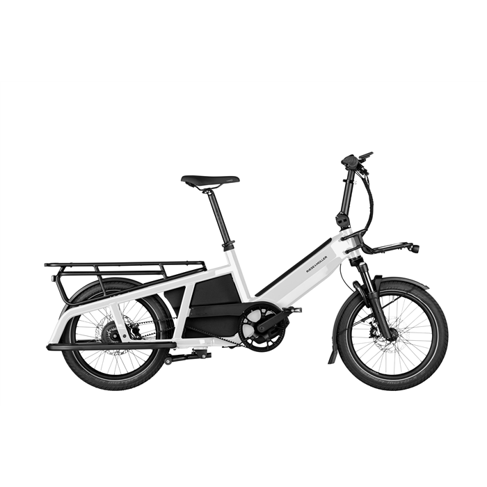 Vélo électrique longtail Riese & Muller Multitinker vario Easy Entry Pearl White/Black 2024 Vélo électrique longtail Riese & Muller Multitinker vario Easy Entry Pearl White/Black 2024