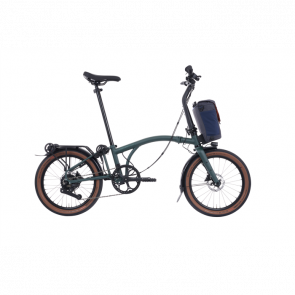 Brompton Vélo électrique pliable Brompton G Line Electric + Roller Frame Forest Green 2025