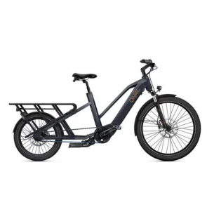 O2feel Vélo électrique longtail O2feel Equo Cargo 7.3 Trapèze Blanc Lunaire 2025