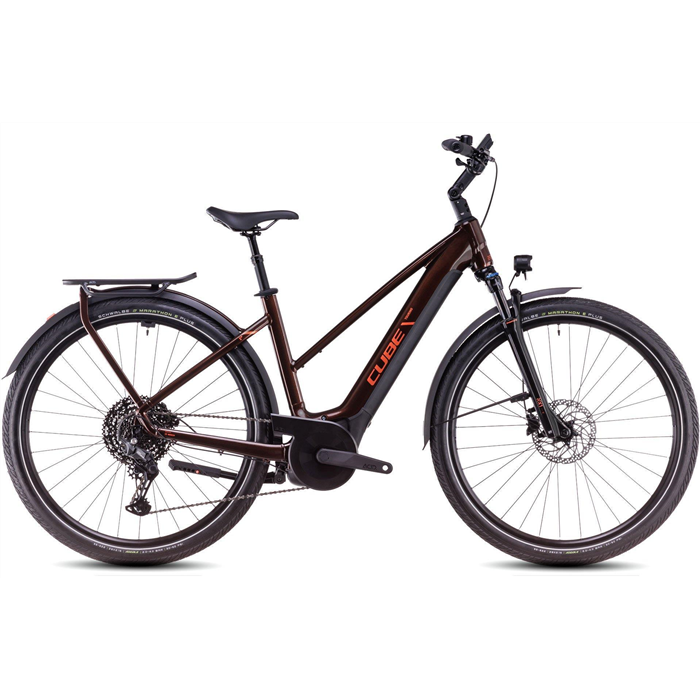 Vélo électrique Cube Touring Hybrid Pro 625 Easy Entry cinnamon´n´orange 2025 Vélo électrique Cube Touring Hybrid Pro 625 Easy Entry cinnamon´n´orange 2025