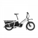 Riese & Muller Multitinker vario (PBA.SG.625.KSB) Easy Entry Elektrische Longtail Pearl White/Black 2025