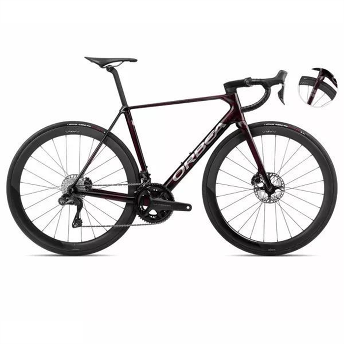 Vélo de route Orbea ORCA M20iLTD PWR Wine Red Carbon View - Titan 2025 Vélo de route Orbea ORCA M20iLTD PWR Wine Red Carbon View - Titan 2025