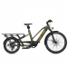 Vélo électrique longtail O2feel Equo Adventure 5.2 Family Trapèze Vert Jungle 2025