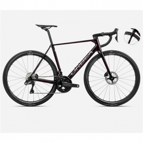 Orbea Orbea Orca M20i Team Racefiets Wine Red - Titanium (Gloss) 2025
