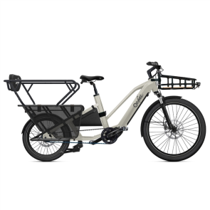 O2feel Vélo électrique longtail O2feel Equo 7.4 Family Trapèze Blanc Lunaire 2025