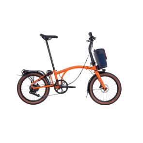 Brompton Vélo électrique pliable Brompton G Line Electric + Roller Frame Adventure Orange 2025
