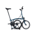 Brompton C Line Explore 12V Mid Vouwfiets Ocean Blue 2025