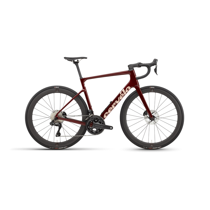 Vélo de route Cervelo Caledonia 5 Ultegra Di2 Carmine 2025 Vélo de route Cervelo Caledonia 5 Ultegra Di2 Carmine 2025