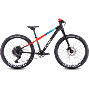 Cube Cube Reaction 240 Pro Kinderfiets black´n´blue´n´red 2025