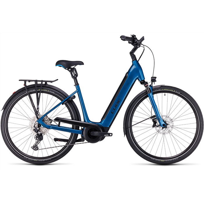Vélo électrique Cube Supreme Sport Hybrid EXC 625 Easy Entry Blue´n´black 2023 Vélo électrique Cube Supreme Sport Hybrid EXC 625 Easy Entry Blue´n´black 2023