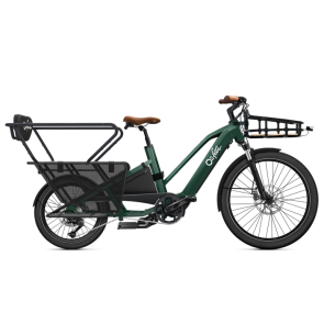 O2feel Vélo électrique longtail O2feel Equo 4.2 Family Trapèze Vert Emeraude 2025