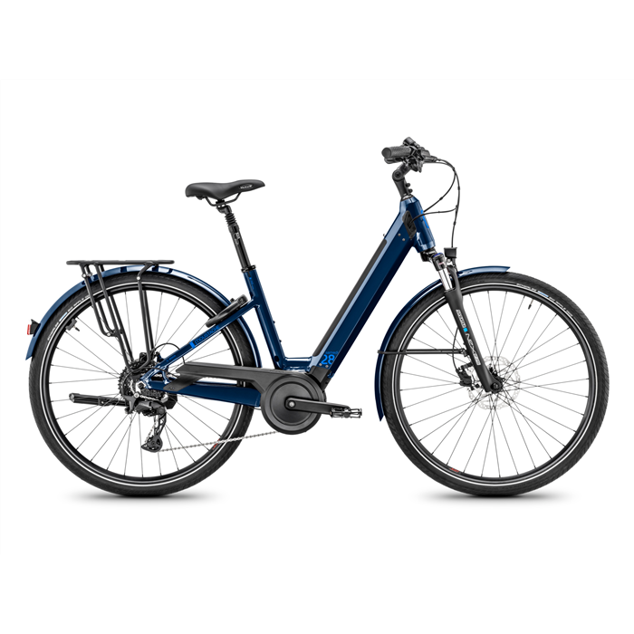 Vélo électrique Moustache Samedi 28.2 (500Wh) Easy Entry Bleu Nuit Brillant 2025 Vélo électrique Moustache Samedi 28.2 (500Wh) Easy Entry Bleu Nuit Brillant 2025