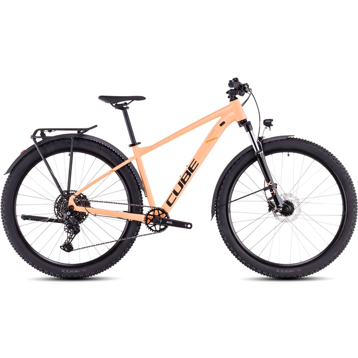 VTT Cube Aim Race Allroad tangerine´n´black 2025 VTT Cube Aim Race Allroad tangerine´n´black 2025