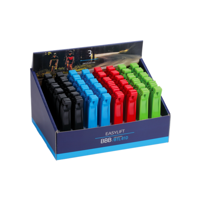  BBB BTL-81D EasyLift (d&eacute;monte pneu) Noir/Rouge/Vert 2025