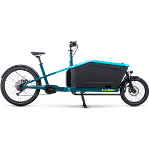 Cube Vélo électrique cargo Cube Cargo Sport Dual Hybrid 1000 Blue´n´lime 2025