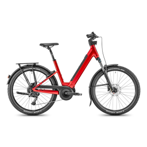 Moustache Moustache Samedi 27 Xroad 4 (600Wh) Easy Entry Elektrische Fiets Rouge Métal Brillant 2026