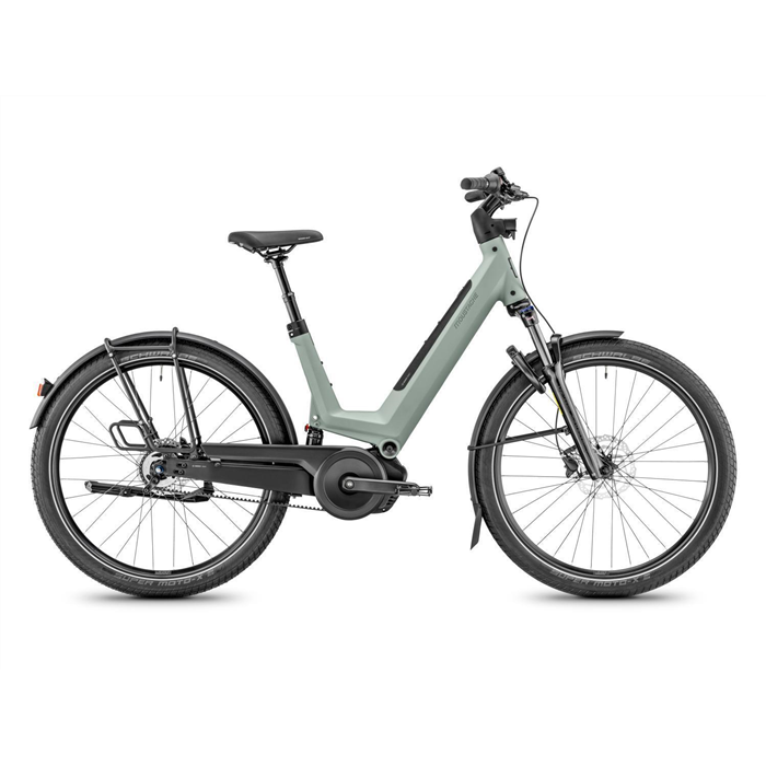 Moustache Mardi 27.4 FS (600Wh) Easy Entry Elektrische Fiets Vert argile m&eacute;tallis&eacute; 2026