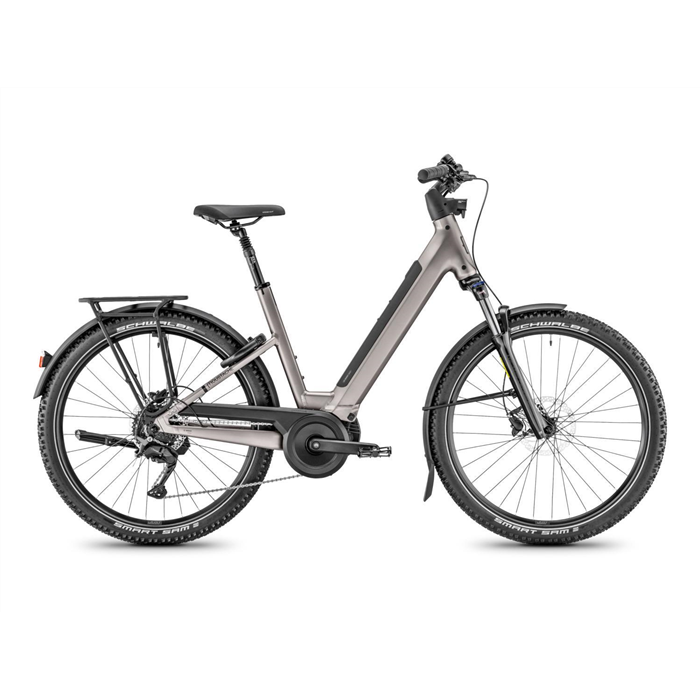 V&eacute;lo &eacute;lectrique Moustache Samedi 27 Xroad 2 Open (540Wh) Easy Entry Titanium Mat 2026