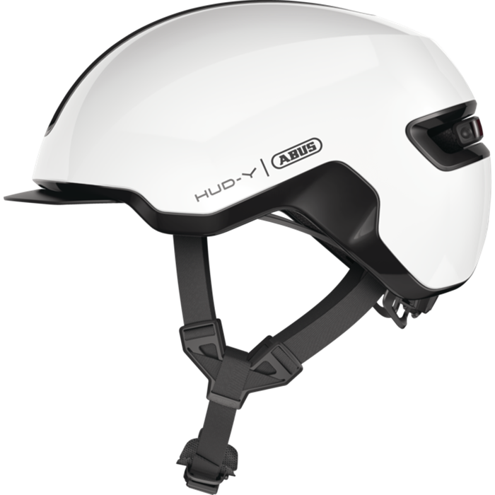 Casque Urbain Abus Hud-Y Shiny White 2025