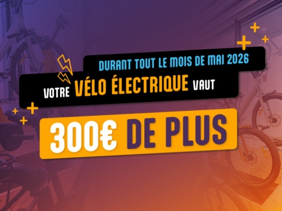 Nous reprenons votre vélo électrique 300€ de plus que sa valeur du marché !