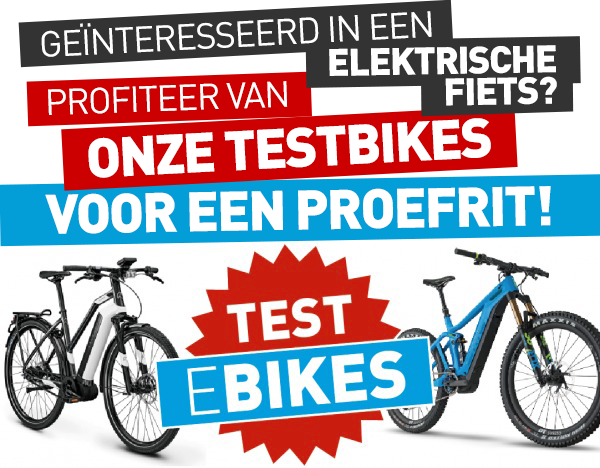 Test een e-citybike of een e-MTB