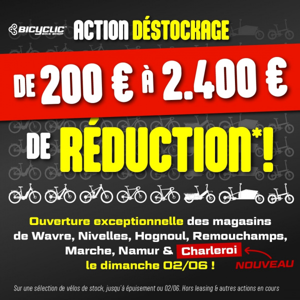 Action Déstockage : Économisez de 200€ à 2400€ !