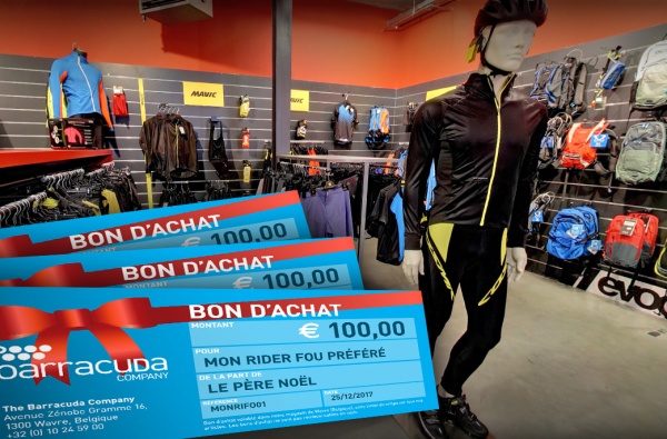 Un bon d'achat Barracuda, probablement le plus cool des cadeaux à lui faire !